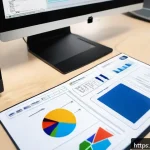 Home 23 컴퓨터그래픽스운용기능사 실기 시험 체크리스트 - A detailed workspace setup for a computer graphics skills test, featuring a modern desktop computer ...