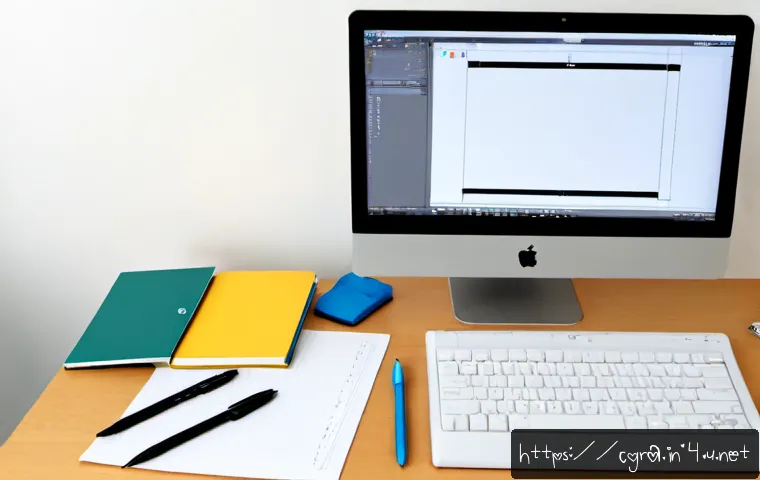 컴퓨터그래픽스운용기능사 자격증 실기 작업 순서 - Photorealistic overhead view of a clean graphic design workstation showing a logical practical-exam ...